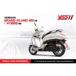 Pre Order โช้ค YSS รุ่น สำหรับYamaha Grand Filano ปี 14-17 / Hybrid ปี 2018 ขึ้นไป มีให้เลือกหลายรุ่น พร้อมประกัน 1 ปี