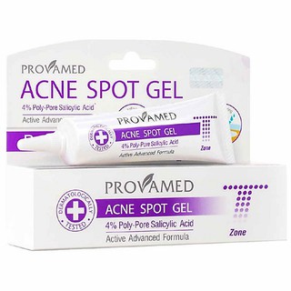 Provamed Acne Spot Gel ปริมาณสุทธิ 10 g. [สีม่วง] เจลแต้มสิวสูตรเร่งด่วน