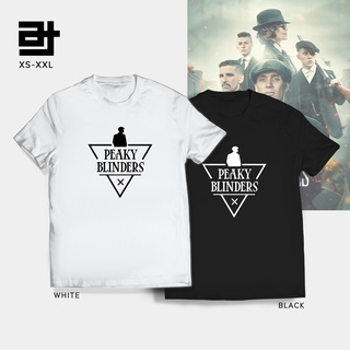 เสื้อยืดสีพื้น - AvidiTee AT Peaky Blinders เชลบี้ v6 เสื้อ Unisex สําหรับผู้ชาย &amp; ผู้หญิง