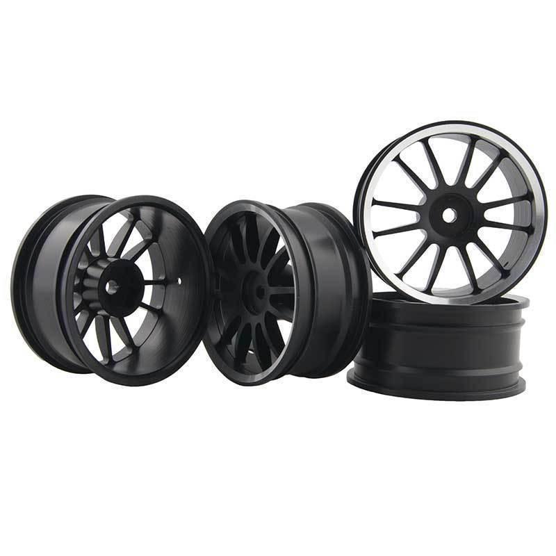 RC Aluminum Wheel 4pc D:52mm W:26mm Fit HSP HPI 1:10 On-Road Drift Car Rim 123HS