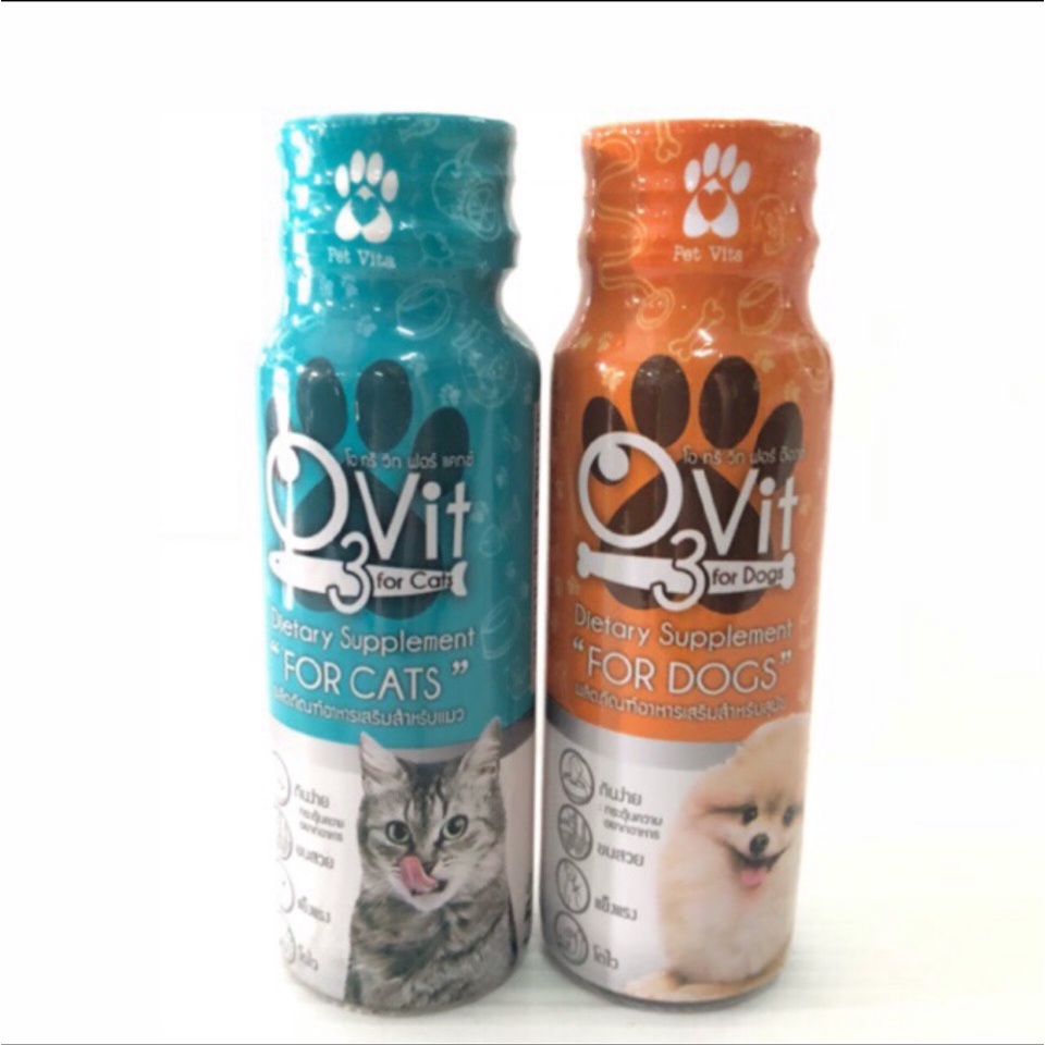 O3Vit วิตามินบำรุง สำหรับสุนัข และแมว