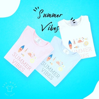 เสื้อยืด summer vibes ไปทะเล