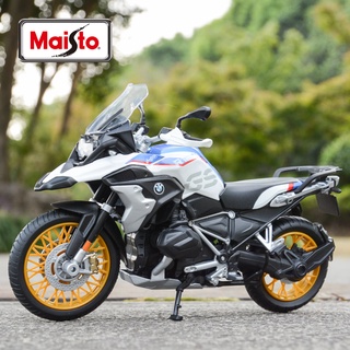 โมเดลรถจักรยานยนต์ Maisto 1:12 BMW R1250 GS Die Cast Vehicles ของเล่นสําหรับเด็ก