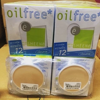รีฟิลแถมรีฟิล Sheene Oilfree แป้งควบคุมมัน 12 ชั่วโมง แป้ง ชีนเน่ ออยล์ฟรี,จริงคู่รึฟืลมีกระจกออยล์ฟรี