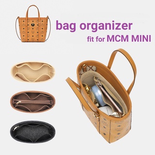 【นุ่มและเบา】กระเป๋าจัดระเบียบ mcm MINI Toni Visetos bag organizer ที่จัดกระเป๋า in bag ที่จัดทรง organizer insert
