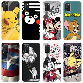 เคสสำหรับ Samsung Galaxy A02s Case Silicone Back Cover Soft Casing Samsung Galaxy A02s GalaxyA02s cartoon TPU เคส