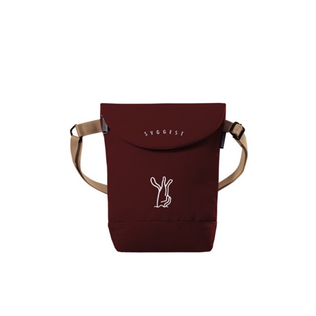 Svggest Mini Sling Bag - Fox Maroon