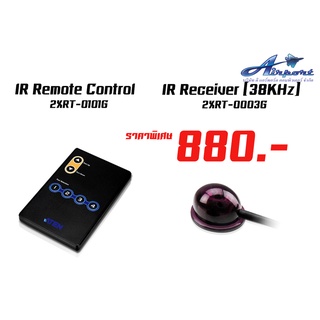 IR Remote Control 2XRT-0101G และ IR Receiver (38KHz) 2XRT-0003G เซต ภายนอกตัวรับสัญญาณ