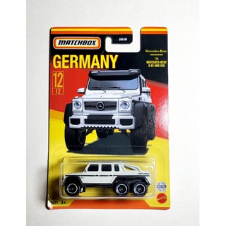 matchbox MERCEDES-BENZ G63 AMG 6×6 สีขาว