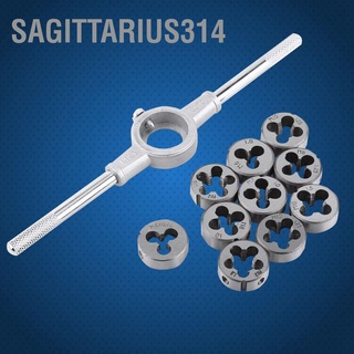 Sagittarius314 ชุดสกรู 11 ชิ้น ต่อชุด และชุดเครื่องมือตัดเกลียวภายนอก