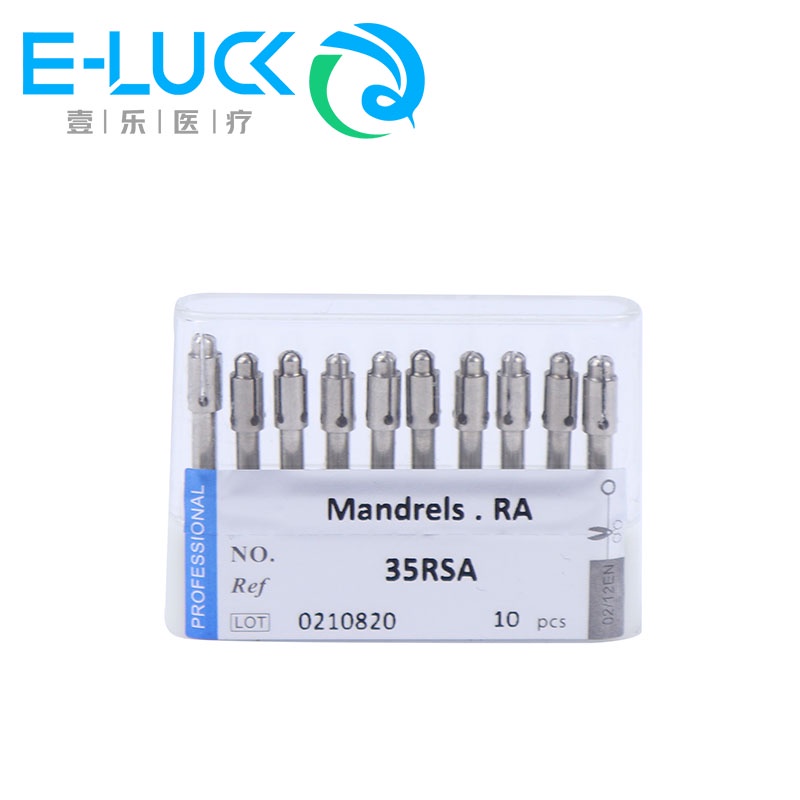 เครื่องมือทันตกรรม Mandrels RA Mandrel 5/10 ชิ้นสําหรับขัดฟัน