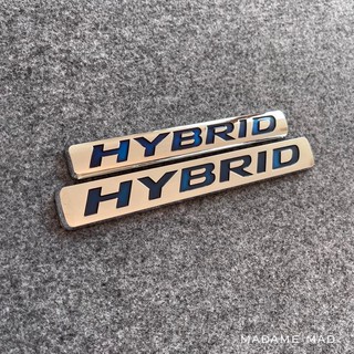 โลโก้ HYBRID HONDA (สีโครเมียม)