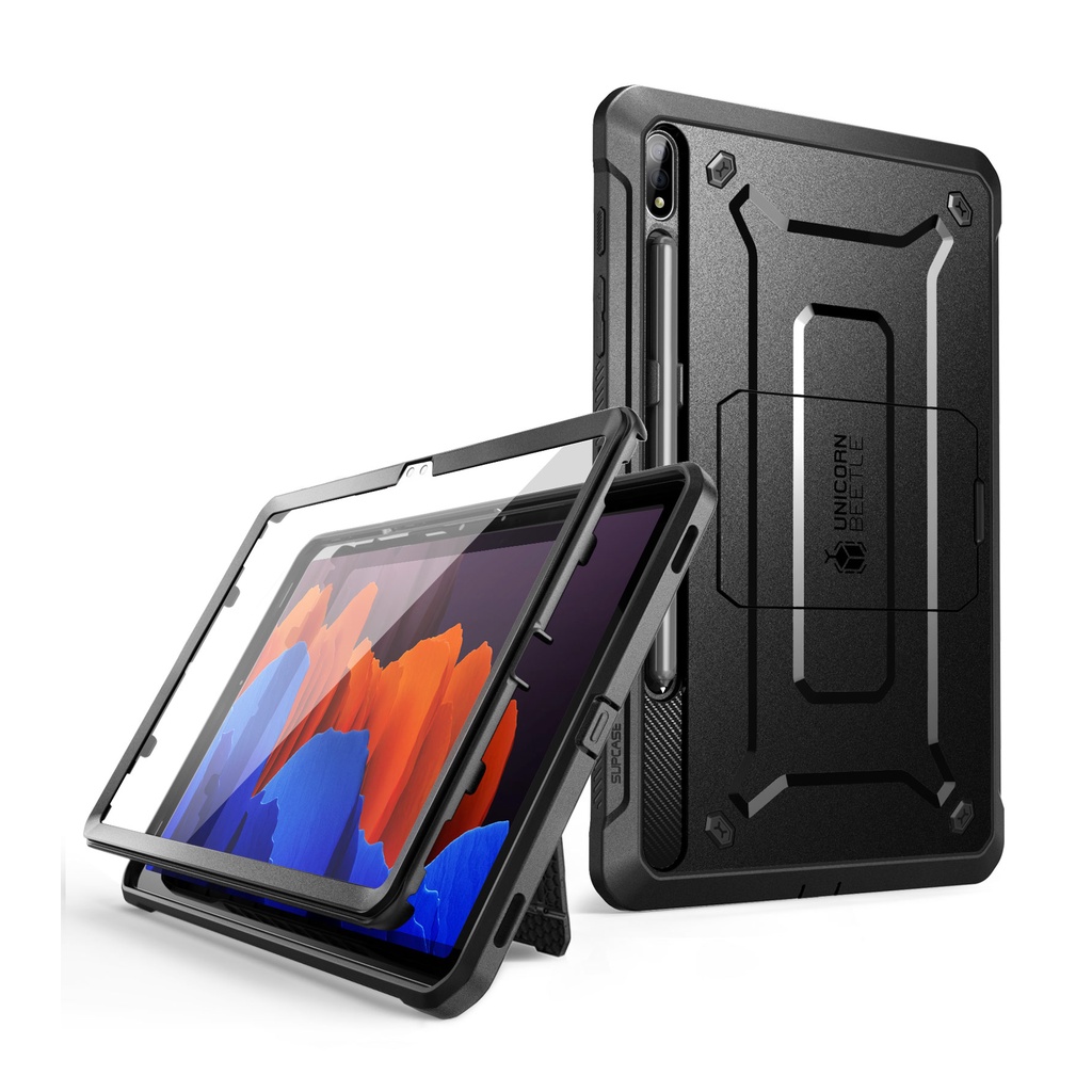 SUPCASE Unicorn Beetle Pro สําหรับ Samsung Galaxy Tab S8 Ultra กรณีขาตั้งในตัวป้องกันหน้าจอ S ปากกาผู้ถือ Full Body Heavy Duty แท็บเล็ตสําหรับ Galaxy Tab S8 Ultra 2022