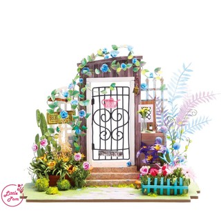 🌿 บ้านตุ๊กตา DIY Dollhouse - Garden Entrance ทางเข้าสวนแสนสวย มีไฟ LED มีอุปกรณ์ครบ พร้อมส่ง!!!