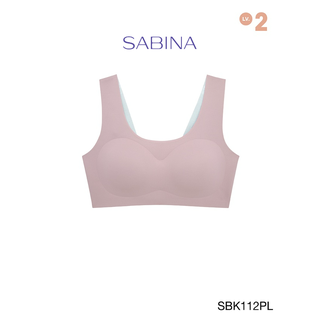 SABINA BRALESS เสื้อชั้นใน (ไม่มีโครง) Seamless Fit รุ่น Soft Collection รหัส SBK112PL สีชมพูอ่อน