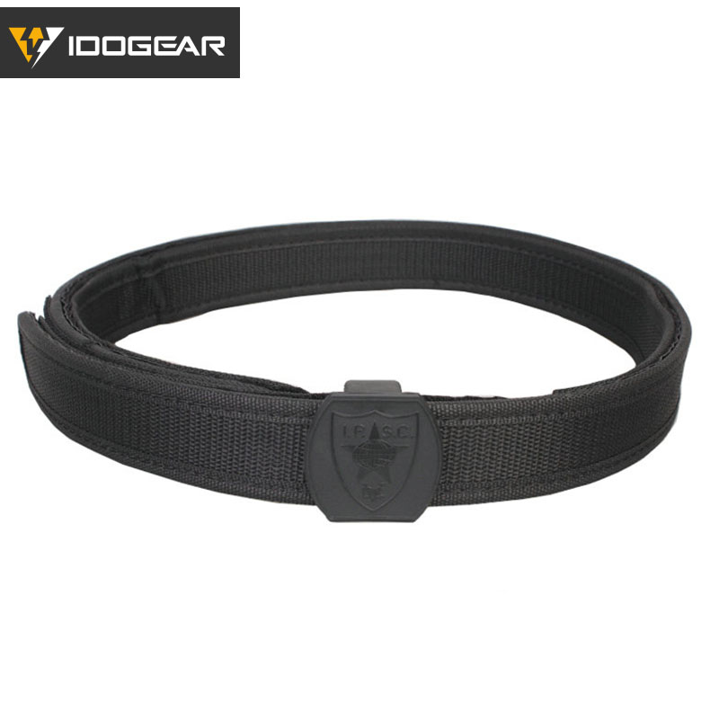 Idogear Tactic 1.5 นิ้ว IPSC USPSA IDPA เข็มขัดเข็มขัดเอวไนลอนแข็ง 3409