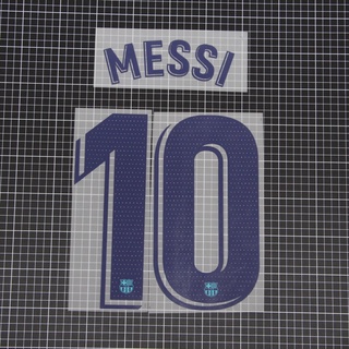 2019-20 MESSI 10 BARCELONE Away Ver. LaLiga Spain League NAME SET Transfer Film