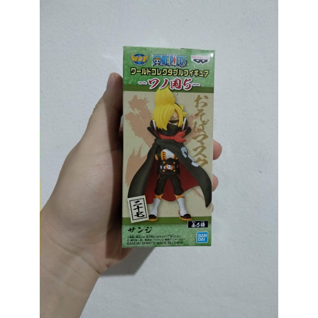 One Piece Sanji Raid Suit Bandai Figure O Soba Mask Wcf Wanokuni V5 Al8j Shopee Thailand