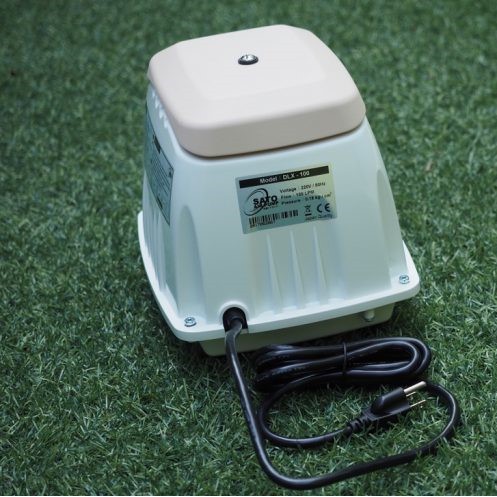 Air pump แบบไดอะแฟรม Double Diaphragm เครื่องเติมอากาศ SATO รุ่น DLX-100 DLX-120 DLX-150 DLX-200 DLX