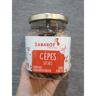 พร้อมส่ง !! ซาบารอท เห็ดพอร์ชินี อบแห้ง 40 กรัม Sabarot Dried Porcini Mushroom CÈPES