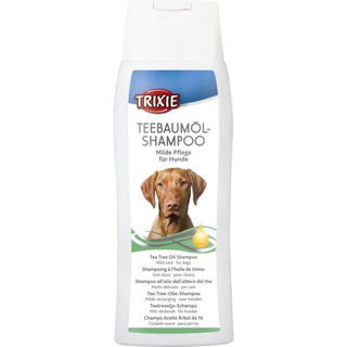 TRIXIE Tea Tree Oil Shampoo For Dogs ทริกซี่ แชมพูสุนัขผิวแพ้ง่าย สูตรน้ำมันทีทรี 250ml.