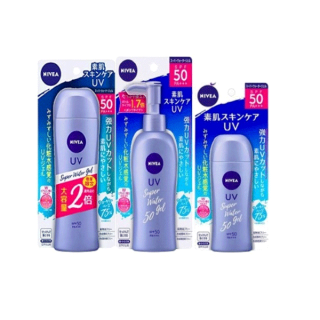 กันแดด Nivea Sun Super Water Gel นีเวียซัน เจล SPF50 / PA +++ ขนาด 80 และ 140 กรัม และรุ่นพิเศษ กันแดดนิเวีย จากญี่ปุ่น