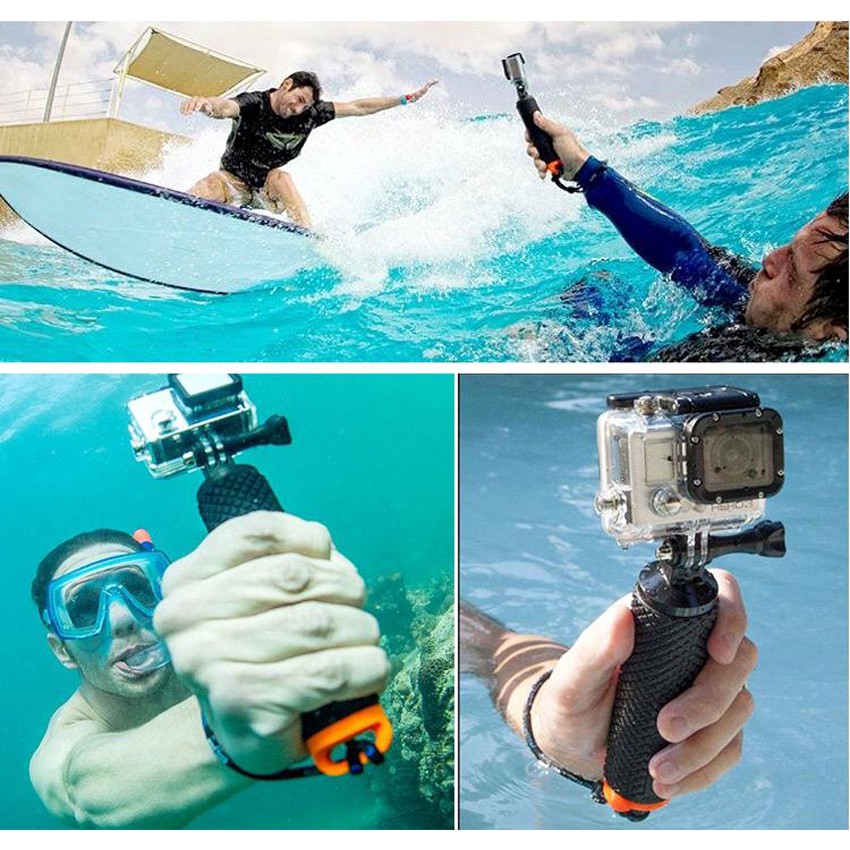 ทุ่นลอยน้ำ ไม้ลอยน้ำ สำหรับ กล้อง แอคชั้น 5สี GoPro Hero 13/12/11/10/9/8/7/6/5/4/3 Floating Handle Grip with 5colors