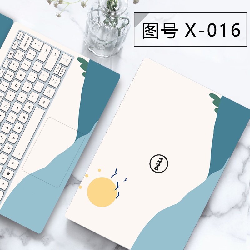 Cuecueyou-- สติกเกอร์ไวนิล 2 ด้าน สําหรับแล็ปท็อป 11 12 13 14 15 17 นิ้ว Dell Travel Box G15-5510 G3 G5-5587 7000 Lingyue 7300 3505 5402 Vostro 3590 / 3400 / 5401