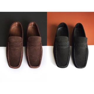 รองเท้าหนังกลับ HOLM รุ่น The Mask Loafers no.2435