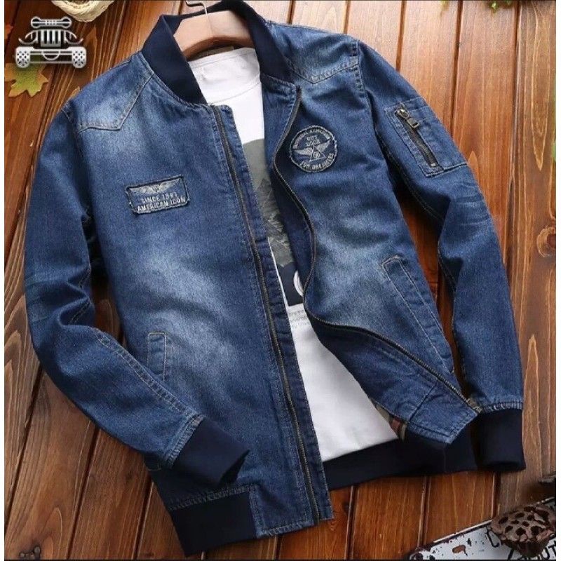 Simple Mens JEANS Jacket/ Boy JEANS Jacket