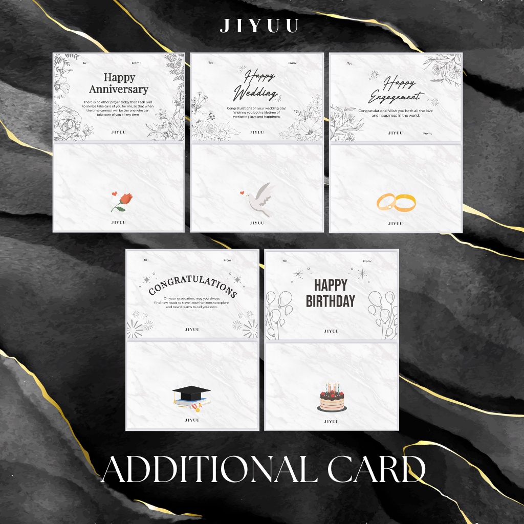 การ์ดอวยพร // GREETING CARD - ADDITIONAL // GIFT BOX ของขวัญวันวันเกิด GREETING ANNIVERSARY GRADUATI
