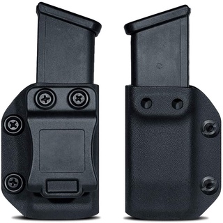 ใหม่ lwb/owb ปืนซองนิตยสารเดียวกรณี MAG กระเป๋าเหมาะกับ Glock 17 19 26/23/27/31/32/33 P2 USP 92F เดี่ยวนิตยสารกระเป๋า