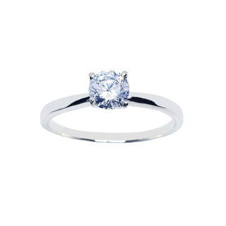 Memorine Jewelry แหวนเงินแท้ 925 ฝังเพชรสวิส(CZ) : ONLR201