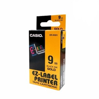 Casio Calculator เทปพิมพ์ฉลาก รุ่น XR-9GD1 สีทอง