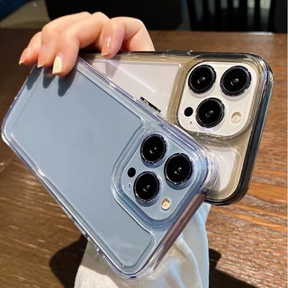 เคสแฟชั่น แบบใส เนื้อหนา ให้การป้องกัน เสำหรับ IPhone 11 7Plus 8Plus XR 12 Pro Max Xs max 13 13pro 13promax 7 14 Pro max