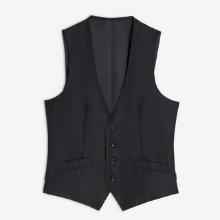 SUIT SELECT Skinny Shiny Vest (Black)