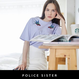 Police Sister เสื้อยืด ผู้หญิง Oversize รุ่น STO11 (Women)