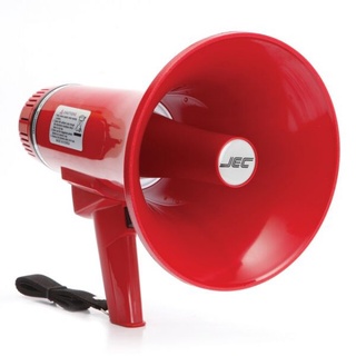 JEC JE-303SW โทรโข่งแบบมือถือกำลัง 10 วัตต์ Megaphone 10W MIC, น้ำหนักเบาพกพาง่าย