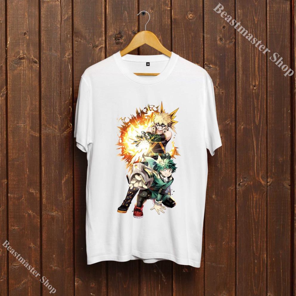 เสื้อ Katsuki Bakugou Unisex - Unisex My Hero Academia - เสื้อยืดบุคลิกภาพ Katsuki Bakugou - MHA-036