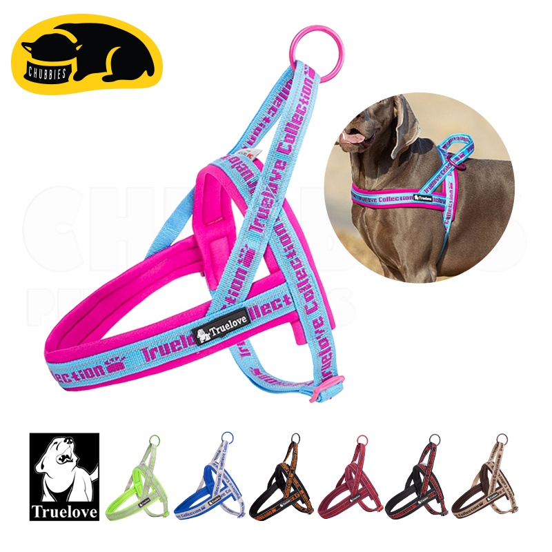 💖พร้อมส่ง💖 C143 TRUELOVE TH Pet Harness: ปลอกคอรัดอกสุนัข (ใส่ง่ายถอดง่าย) ป้องกันอันตรายจากการกระชา