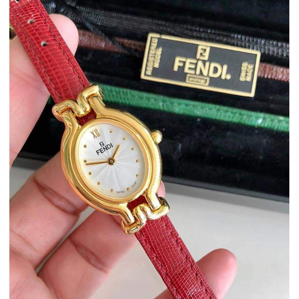 Fendi lady watch leather