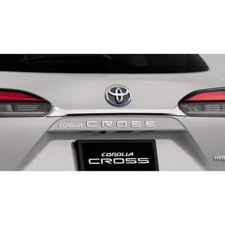 [โปร 9.9 วันที่ 6-9 ก.ย. 66] Accessories แท้ Toyota Corolla Cross Exterior คิ้วประตูหลัง Back Door Garnish