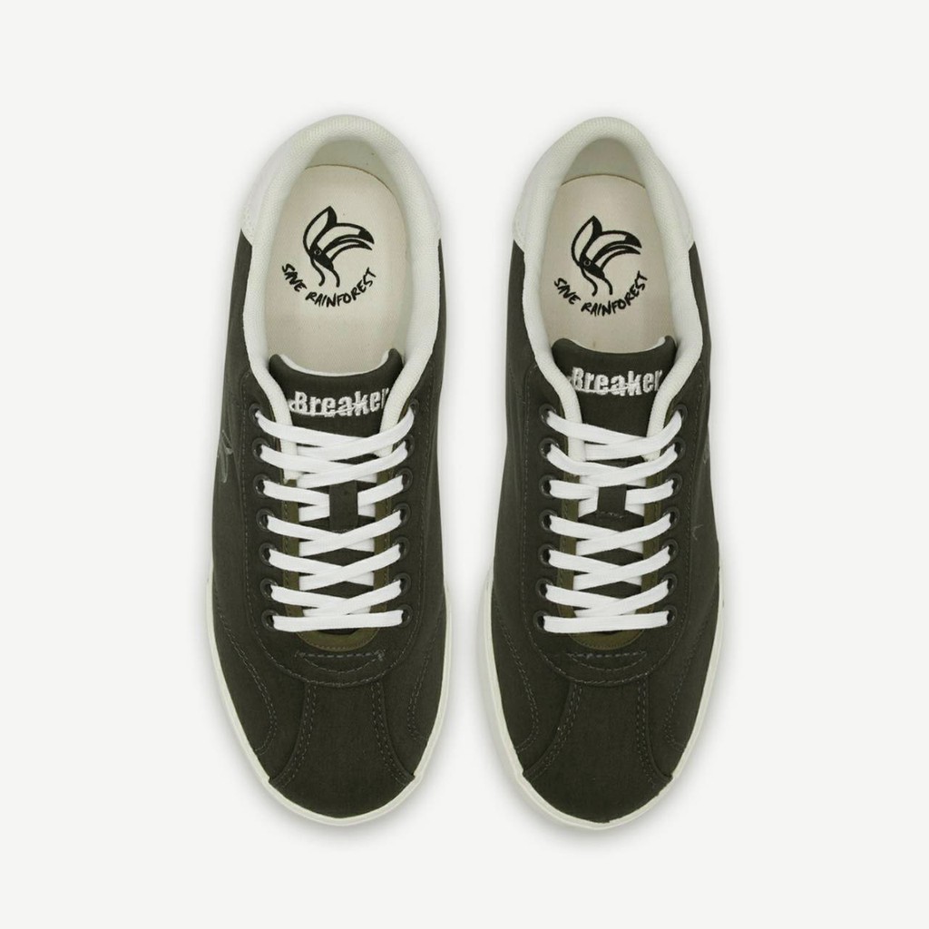 Breaker รองเท้าผู้ชายแฟชั่น รองเท้าผ้าใบเบรกเกอร์ Breaker -Hornbill 3 สีเขียว  Size 36-44