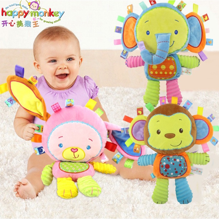 (ลด70บาท ใช้โค้ด MON275XJ) ตุ๊กตาช่วยเสริมพัฒนาการการมองเห็น การได้ยิน และ การสัมผัส เด็กตั้งแต่แรกเ