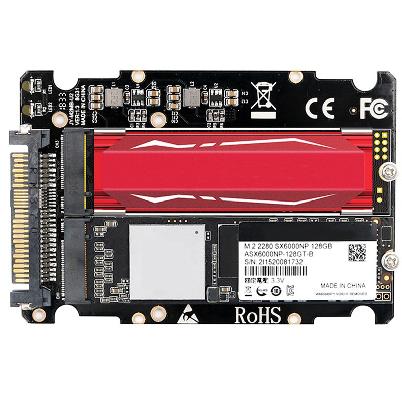 In M Nvme And Sata Bus Ngff Ssd To Pci E U Sff