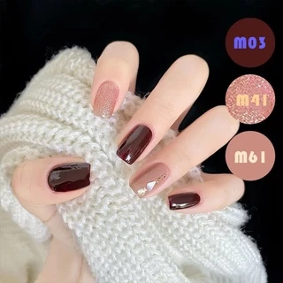 สีใหม่ พร้อมส่ง 🌸 สีทาเล็บ ยาทาเล็บ กึ่งเจล ไม่อบ ไม่ต้องอบ ลอกได้