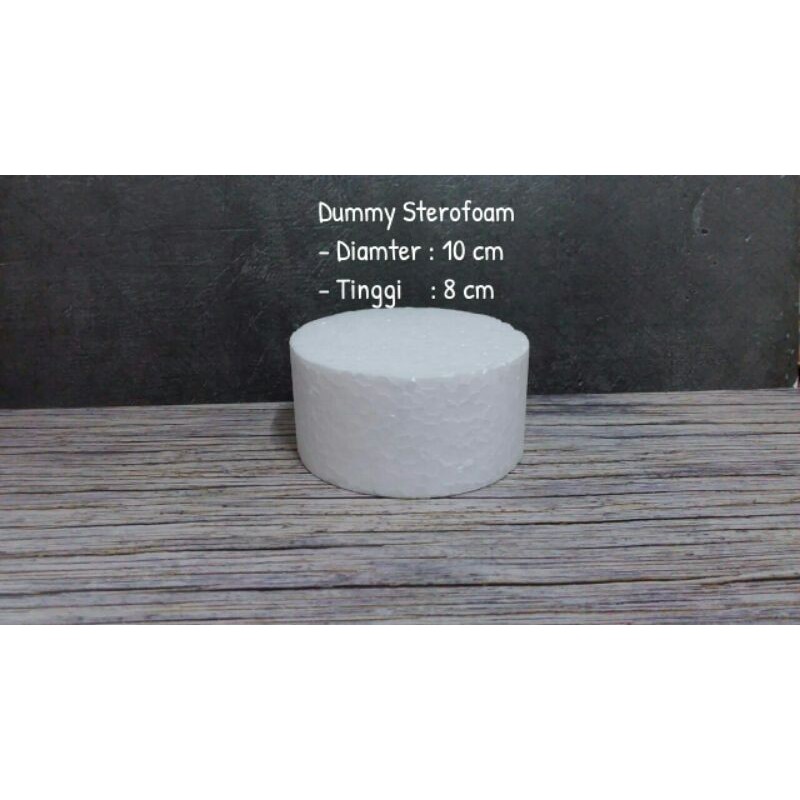 ROUND DUMMY สําหรับ FAKE CAKE D 10 CM H 8 - BL1008