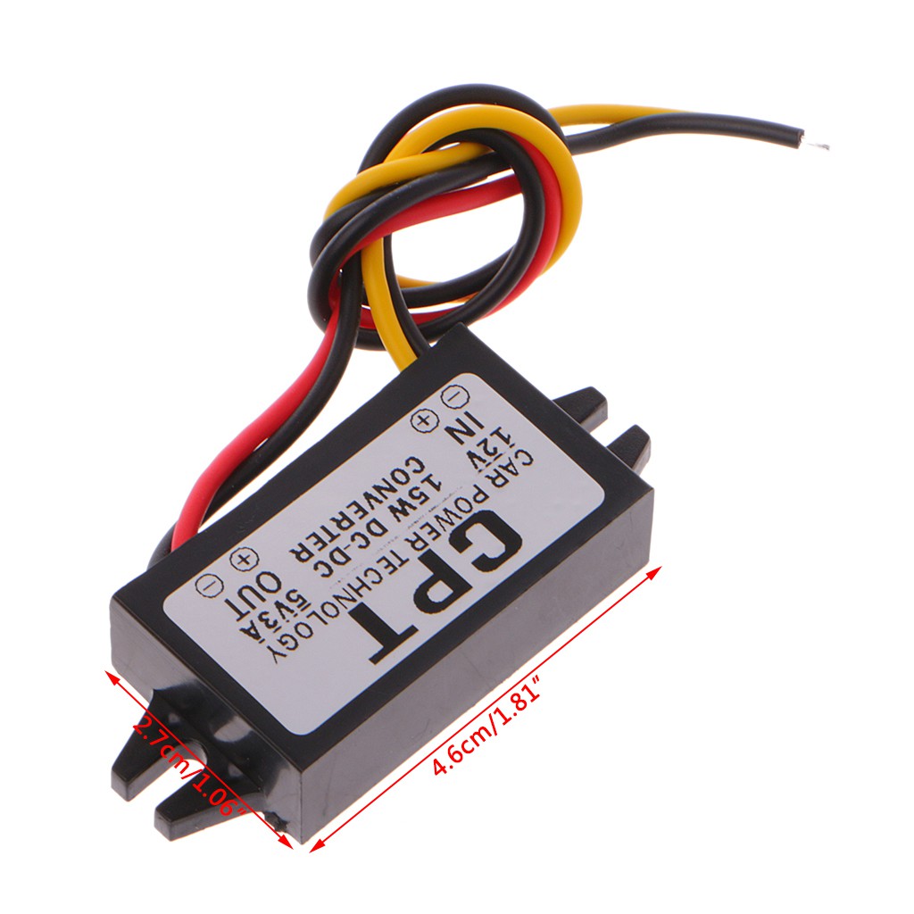 Un Choix Judicieux Liekkaso Cpt Ul 1 Waterproof Dcdc Converter Regulator 12v To 5v 3a 15w Car 9843