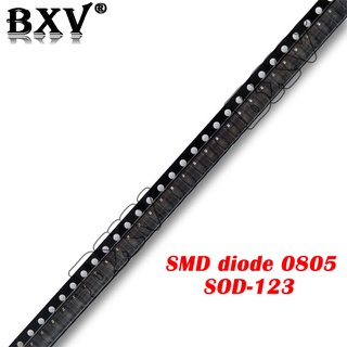 ไดโอดคริสตัล SMD 0805 1N5819 1N4007 1N4148 SOD-123 SOD123 SOD-323 1206 1N4148WS 1N5819WS B5819WS SOD323 MBR0520LT1G MBR0530W 100 ชิ้น