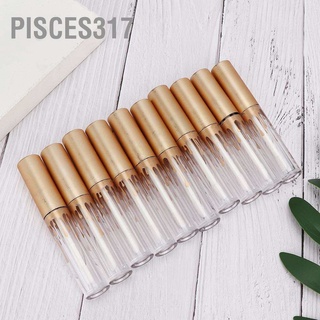 Pisces317 หลอดเปล่า สําหรับใส่ลิปสติก ลิปกลอส Diy (2.5 มล./ชิ้น สีทองด้าน) 10 ชิ้น